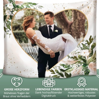Sada HOCHZEITSHELD Srdce na vystrihnutie