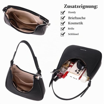 Makukke Dámska malá crossbody kabelka, taška pod pažu Y2K, kabelka z umelej kože, taška cez rameno,