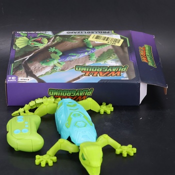 Gekon Wall Racer - Diaľkovo ovládaná jašterica pre deti, RC robot so svietiacimi očami, dobíjací,