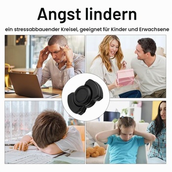 Fidget Spinner hračka pro dospělé, 3 v 1 magnetická klikrová hračka s rotujícími prsty ze slitiny