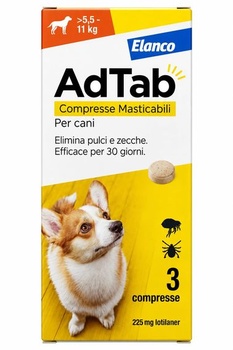 Žuvacie tablety proti škodcom pre psov s hmotnosťou 5,5 až…