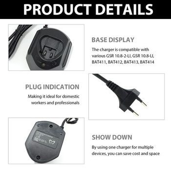 12V nabíječka Li-ion pro Bosch 10,8V-12V AL1115CV BAT411 BAT412 BAT413