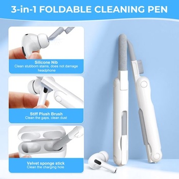 Náhradné nástavce do uší Flintronic pre AirPods Pro 1/2, 4 veľkosti silikónových nástavcov s otvormi