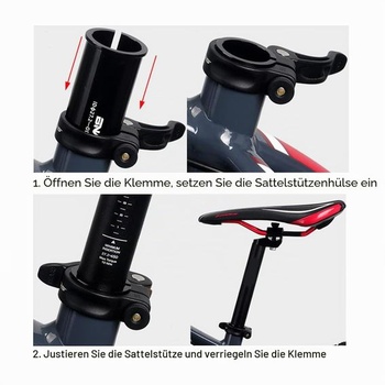 Redukční objímky sedlovky PLATTBK 100mm adaptér pro sedlovky
