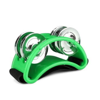 Flexzion Foot Tambourine Percussion s dvojitým radom…