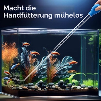 Pipeta dlhá 50 ml do akvárií, extra veľká pipeta s kŕmnym sifónom 70 cm na výmenu vody v