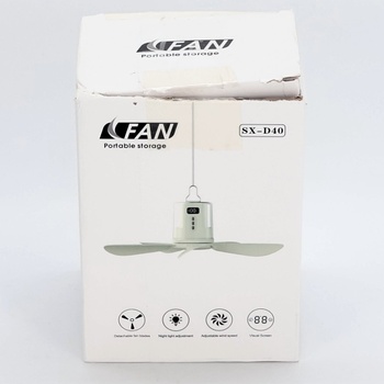 Stolný ventilátor TUIBEIDAMAI USB, časová