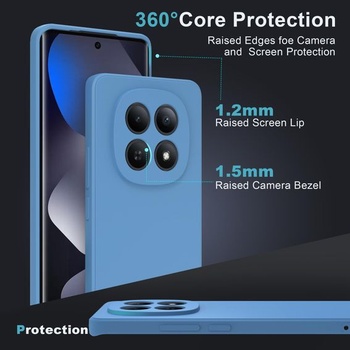 Puzdro na telefón kompatibilné s Xiaomi Redmi Note 15 4G/5G, ultratenké mäkké silikónové TPU