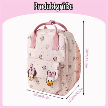 Dětský batoh Minnie Mouse pro dívky, kreslený design, softshell, 28 cm x 23 cm x 12,5 cm, nylon,