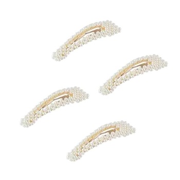 Sponky a barretky do vlasov s korálkami, veľké, 3,3 cm, vlasové doplnky pre ženy, dievčatá a deti,