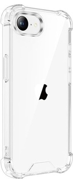 Ochranný kryt Captor pre iPhone 17e / 16e, priehľadný, TPU, silikónový, flexibilný, nárazník pre