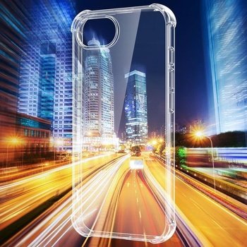 Ochranný kryt Captor pre iPhone 17e / 16e, priehľadný, TPU, silikónový, flexibilný, nárazník pre
