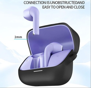 Pouzdro GIOPUEY kompatibilní s Anker Soundcore K20i, silikonové nárazuvzdorné ochranné pouzdro,