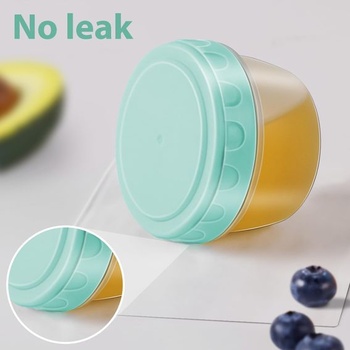 12 malých mraziacich nádob, 80 ml, s viečkami, nepriepustné skladovacie nádoby, mini nádoby na potraviny
