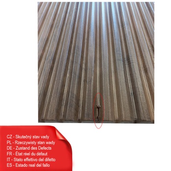 Konferenčný stolík HOGA-XK00816, 89,4 x 89,4 x 43,4 cm, hnedý - B