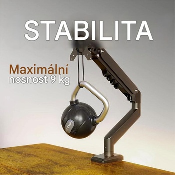 Stolový držiak P1.07.001, pre jeden monitor s uhlopriečkou 15 až 32 palcov, biely - B