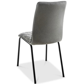 Jedálenská stolička Parker, set 2 ks stoličiek, 49 x 96 x 64 cm, šedá - A