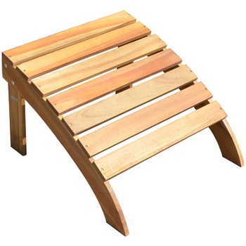 Záhradné lehátko Adirondack Chair Harper, nosnosť až 120 kg, prírodné - B