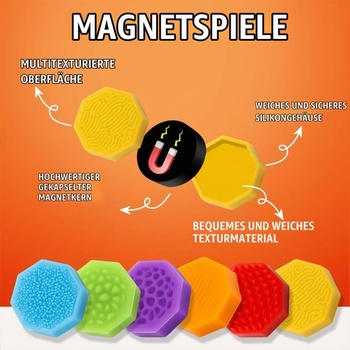 20dielna magnetická šachová sada, hračky Fidget pre dospelých, magnetická šachová senzorická hračka,