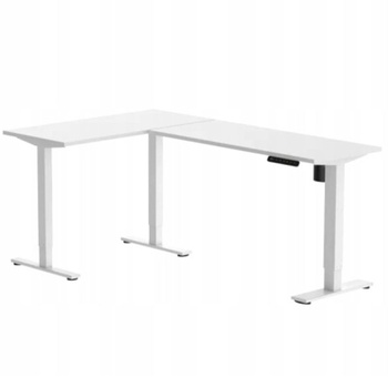Výškovo nastaviteľný stôl Q1LW-18012-EUAM, 180 x 120 cm, biely - B