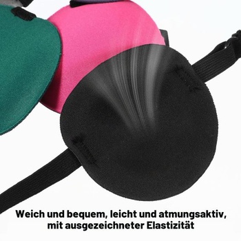 7 farebných očných klapiek pre deti (7 farieb)