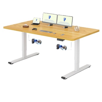 Elektrický nastaviteľný stôl QB2M-1670-EU maple, 2 motory, 160 x 70 cm - A