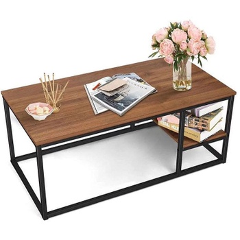 Konferenčný stolík AMZ-56, 102 × 52 × 42 cm, hnedý - B