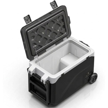 Kompresorová elektronická chladnička GD40-W, 12/24V DC, čierno/sivá - A