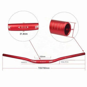 Řídítka na MTB PLATTBK 720 mm