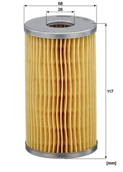 MANN-FILTER, H 720 x Olejový filtr jednoduchý
