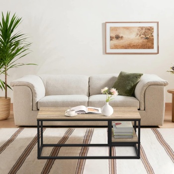 Konferenčný stolík AMZ-55, 102 x 52 x 42 cm, prírodný - A