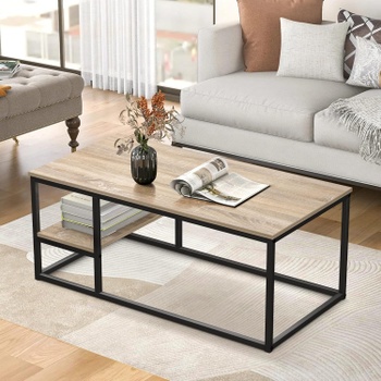 Konferenčný stolík AMZ-55, 102 x 52 x 42 cm, prírodný - A