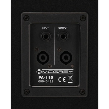 Pasívny reproduktor PA-115, 400 W, čierny - B