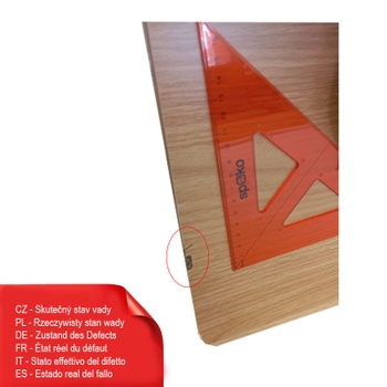 Stolová doska FDT1608-Maple obdĺžniková, 160 x 80 cm - N