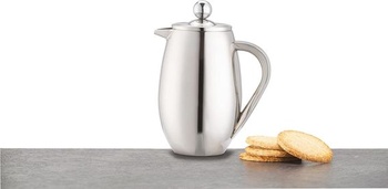 Dvoustěnná izolovaná konvice La Cafetière z nerezové oceli na 3 šálky, nerezová ocel, stříbrná