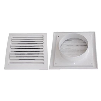 Ventilačná mriežka 190×190 mm, Ø 125 mm