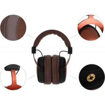 Štúdiové slúchadlá KH-6093 KU, hnedé - A