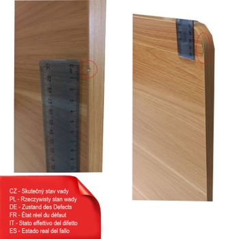 Stolová doska FDT1608-Maple obdĺžniková, 160 x 80 cm - N