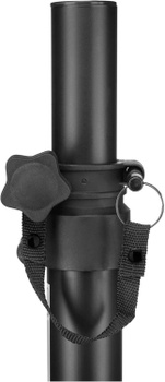 Stojan na reproduktor 00016445, nosnosť 50 kg, čierny - A