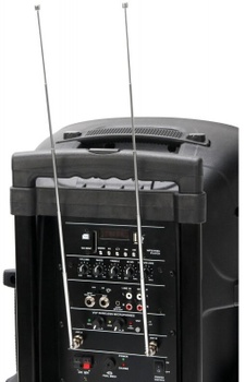 Aktívny reproduktor s akumulátorom 00036613, 80 W, čierny - B