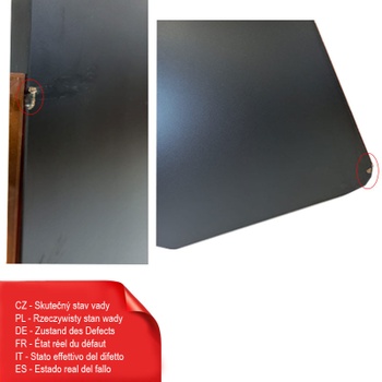 Stolová doska DT1808, 180 x 80 x 2,5 cm, čierna - N