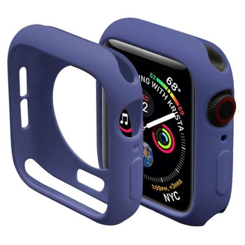 Miimall kompatibilný s Apple Watch 38mm ochranný kryt Series 3/2/1, flexibilné TPU puzdro