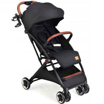 Skladací kočík s nastaviteľnou opierkou chrbta BC10067BK, nosnosť 15 kg, čierny - B