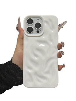 Puzdro kompatibilné s iPhone 16 Pro, moderný kryt na telefón so zvrásnenou textúrou, mäkké