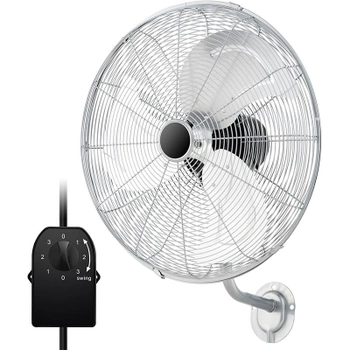 Nástenný ventilátor TAN10311630GB, 56 cm, 120 W, strieborný…