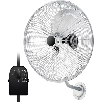Nástenný ventilátor TAN10311630GB, 56 cm, 120 W, strieborný - B