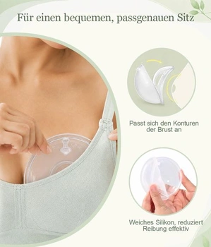 Oiomniv lapač mlieka pre dojčatá, silikónové lapačky na mlieko pre dojčatá 60 ml, viacfarebné