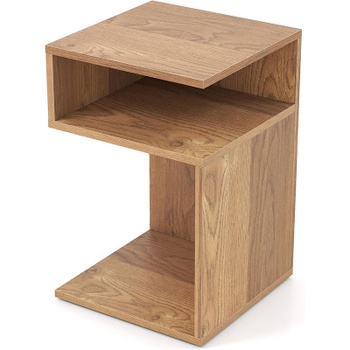 Konferenčný stolík RD99029, 33 x 33 x 50 cm, nosnosť 50 kg, prírodný - B