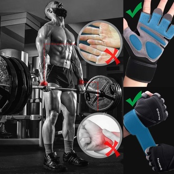 Grebarley Fitness Gloves, Tréningové rukavice pre ženy a mužov - Fitness rukavice pre silový