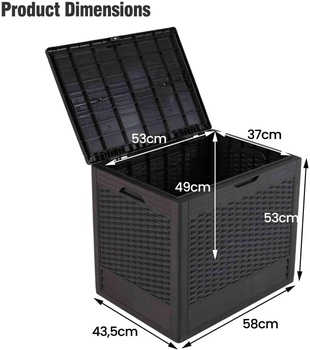Uzamykateľný úložný box NP12725DK/ XZ12725ES - A